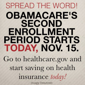 Obamacare new enrollment period