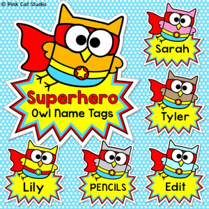 Classroom Decor, Papel Deco, Fun Superhero, Owls Theme, Owls Names ...