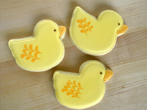 Baby Shower Sugar Cookies – Duck