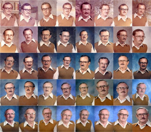 PE teacher Dale Irby wore the same 1970s tank top and shirt for every ...
