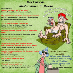 Maxine Jokes Meet marvin maxine's match