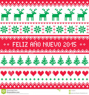 Red and green background for celebrating New Years - Nordic knitting ...