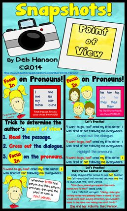 determine whether a passage is 1st person, 2nd person, or 3rd person ...