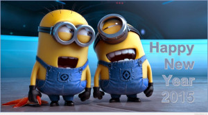 Happy New Year from the Book Chase Minions