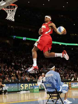 Nate Robinson Dunk Contest Spud Webb Appearing before webb
