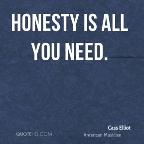 Cass Elliot - Honesty is all you need.