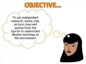 To use independent research, media clips, picture clues and quotes ...