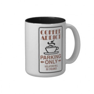 Funny Coffee Addict Quote Mug #Cute #Funny #Coffee #Addict #Quote #Mug