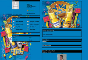 Alcohol MySpace Layouts
