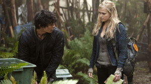 The 100 Kiss Bellamy and Clarke