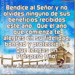 Bendice al Señor y no olvides ninguno de sus beneficios recibidos ...