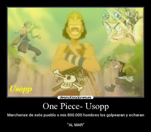 One Piece Usopp Marchense Este Pueblo Mis Hombres Los