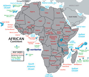 sub saharan africa map quiz