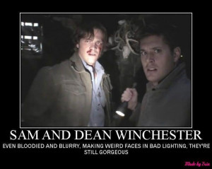 Funny Supernatural Dean/Sam