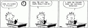 calvin and hobbes school