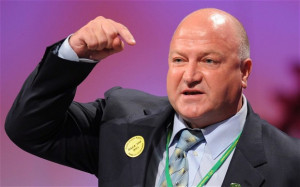 Bob Crow, the socialist leader of the Rail, Maritime and Transport ...