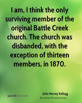 ... church was disbanded, with the exception of thirteen members, in 1870