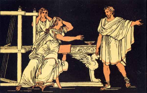 News of the death of Euryalus from Virgil's Aeneid