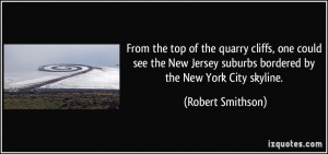 ... New Jersey suburbs bordered by the New York City skyline. - Robert
