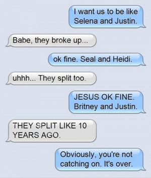 worst break-up texts they all split