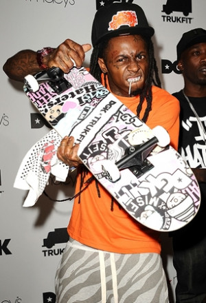 Lil Wayne Skateboarder