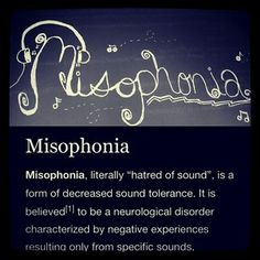Misophonia is...