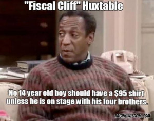 ... meme. Nothing says looming fiscal crises like Cosby Show jokes