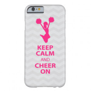 KEEP CALM and CHEER ON - Pink - iPhone 6 case