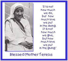 Mother Teresa dedicated her life to a service of charity, helping the ...