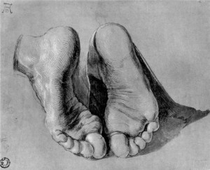 Albrecht Durer - Feet of an apostleAlbrecht Painting, Albrecht Durer ...
