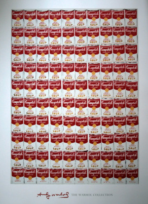 Andy WARHOL : 100 Boîtes de soupe Campbell
