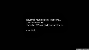 Lou Holtz great thoughts in English