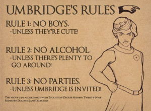 umbridge's rules #avpsJoe Walker, Umbridge Avps, Very Potter Musical ...