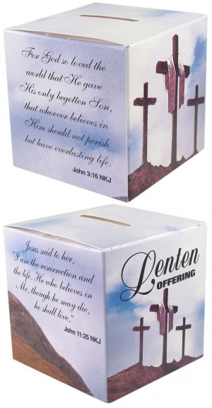 Larger Lenten Easter Offering Boxes Family Size