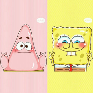 Patrick and Sponge Bob - https://weheartit.com/entry/135038418