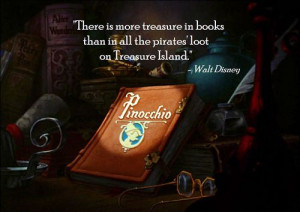 ... treasure in books than in all the pirates' loot on Treasure Island