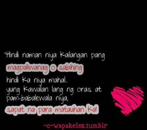 Tagalog banat love quotes