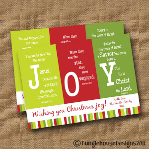 Christmas Bible Verses For Cards Joy