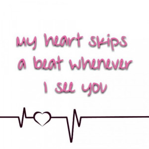 heart #skips #beat #beats #crush #love #shy