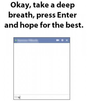 when texting your crush !