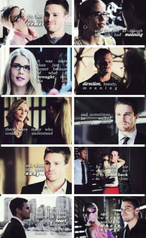 The boy saw a comet - Oliver and Felicity