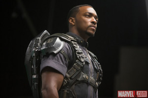 Anthony Mackie as Falcon in “Captain America: The Winter Soldier.”