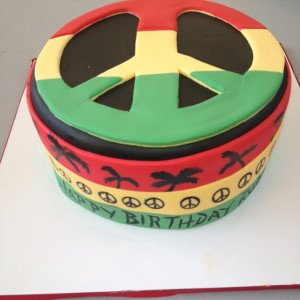 Rasta Birthday Cake