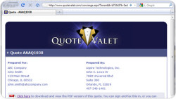 QuoteValet ® — Modern Quote Delivery ™