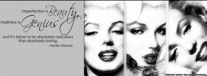 Marilyn Monroe Quote facebook cover, Marilyn Monroe Quote facebook ...