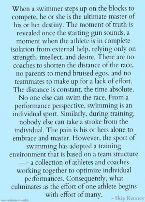competitive swimming quotes