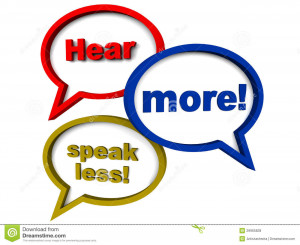 ... , concept of better communication skills, and listening skills