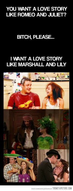 Marshall and Lily. For real they are the best