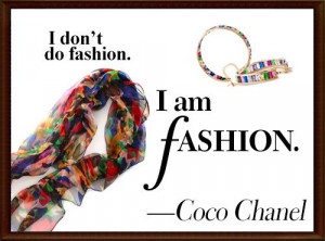 Quote on fashion by Coco Chanel