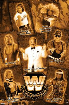 ... Legends Poster - Mean Gene, Superfly Snuka, Rowdy Roddy Piper, ++ More